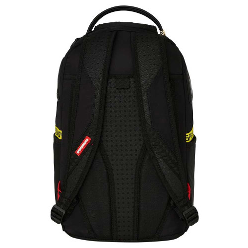 Sprayground Τσάντα πλάτης Shark Central Yellow Tape DLX Satin Backpack